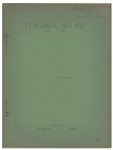 Moe Howard's Personally Owned Script for The Three Stooges 1938 Film ''Mutts to You''